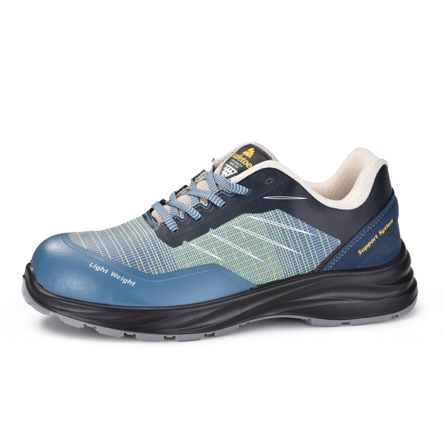 Men's Lightweight Breathable Safety Sneakers for Warehouse Work