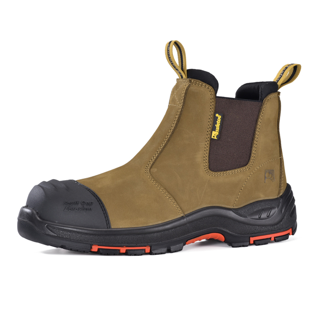 Premium Chelsea Slip-On Safety Boots — Composite Toe